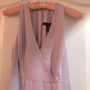 BCBG lavender maxi with front slit
